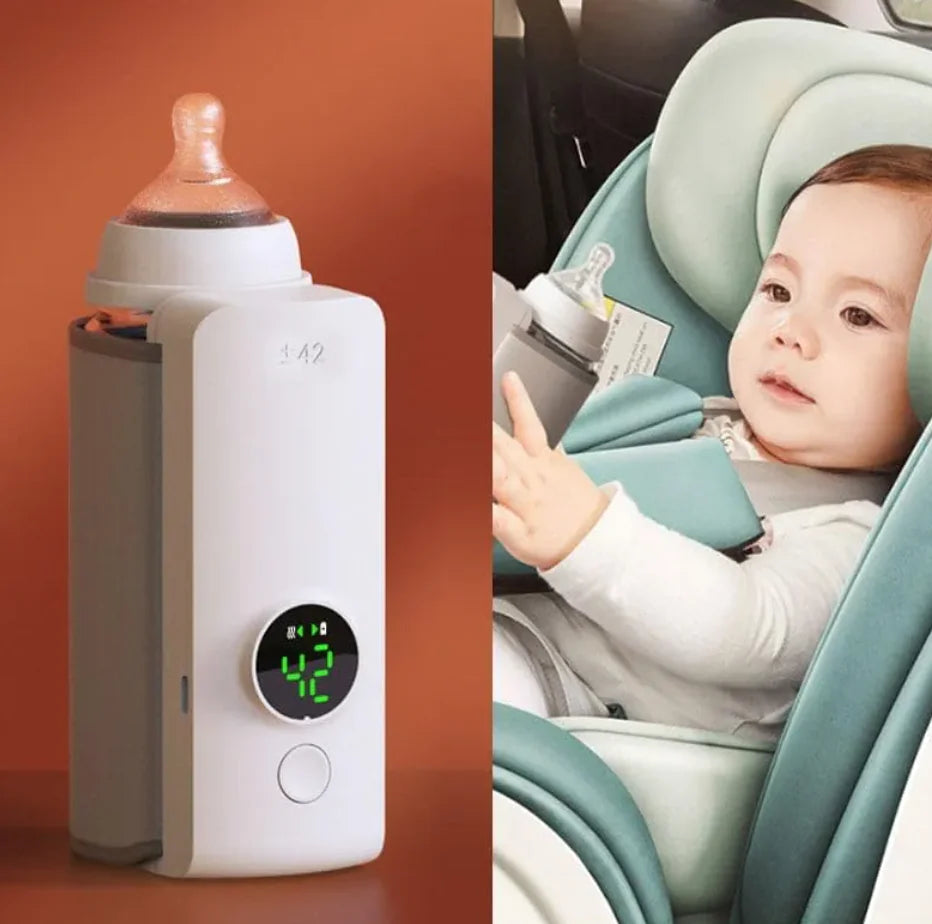 Portable USB Baby Bottle Warmer – Constant Temperature Milk Warmer for Travel & Night Feeds