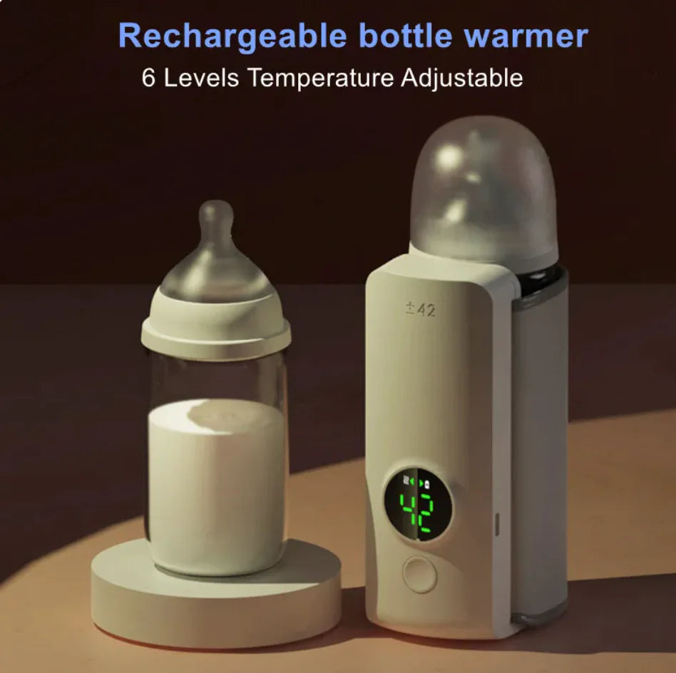 Portable USB Baby Bottle Warmer – Constant Temperature Milk Warmer for Travel & Night Feeds