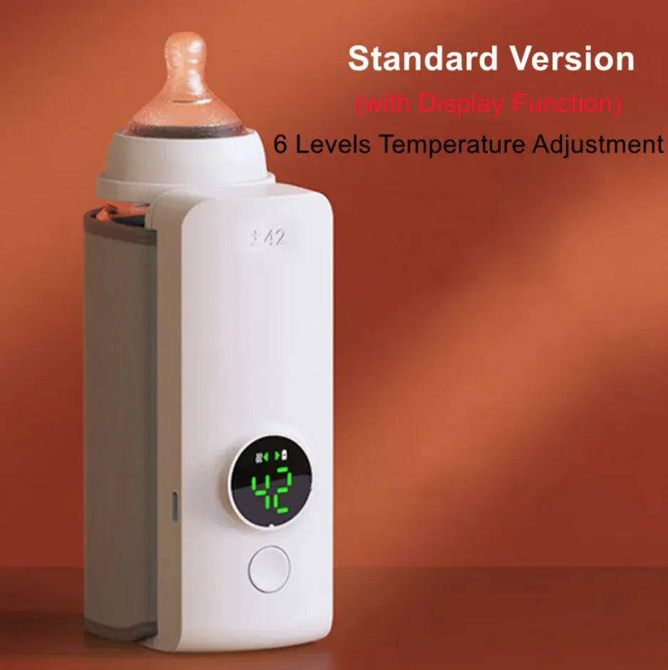 Portable USB Baby Bottle Warmer – Constant Temperature Milk Warmer for Travel & Night Feeds