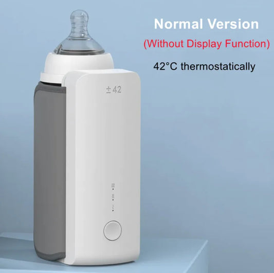 Portable USB Baby Bottle Warmer – Constant Temperature Milk Warmer for Travel & Night Feeds