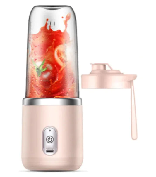 Portable USB Rechargeable Blender – 6-Blade Mini Smoothie & Juice Cup (400mL)